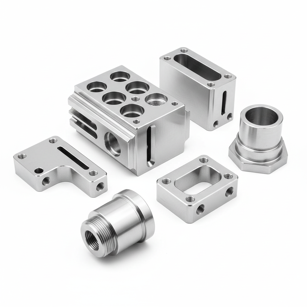 SUS316 stainless steel CNC milled industrial components